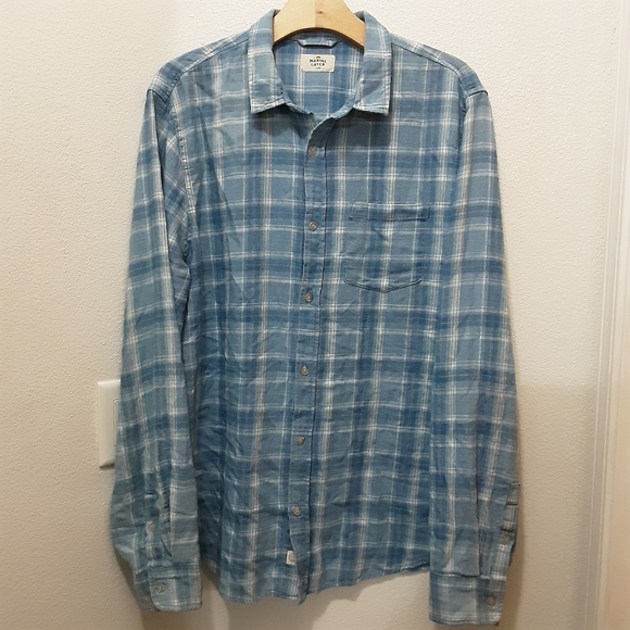 Marine Layer Plaid Long Sleeve Flannel 14539